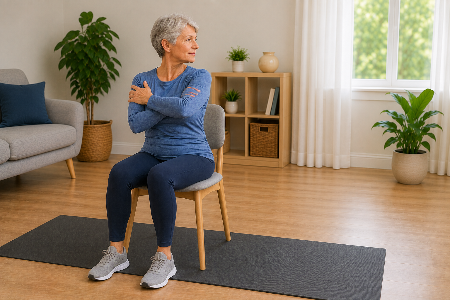 La rotation du tron, Pilates